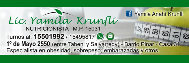 Krunfli Yamila Nutricionista