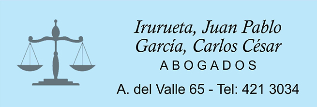 Irurueta Juan Pablo y García Carlos César Abogados