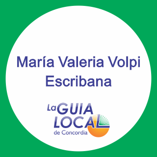 Volpi María Valeria Escribana
