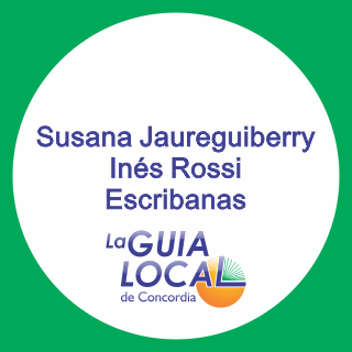 Jaureguiberry Susana y Rossi Inés Escribanas