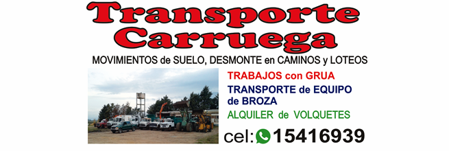 Transporte Carruega