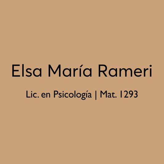 Rameri Elsa María Psicóloga