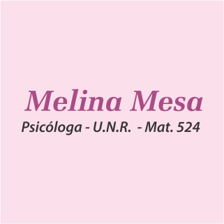 Mesa Melina Psicóloga